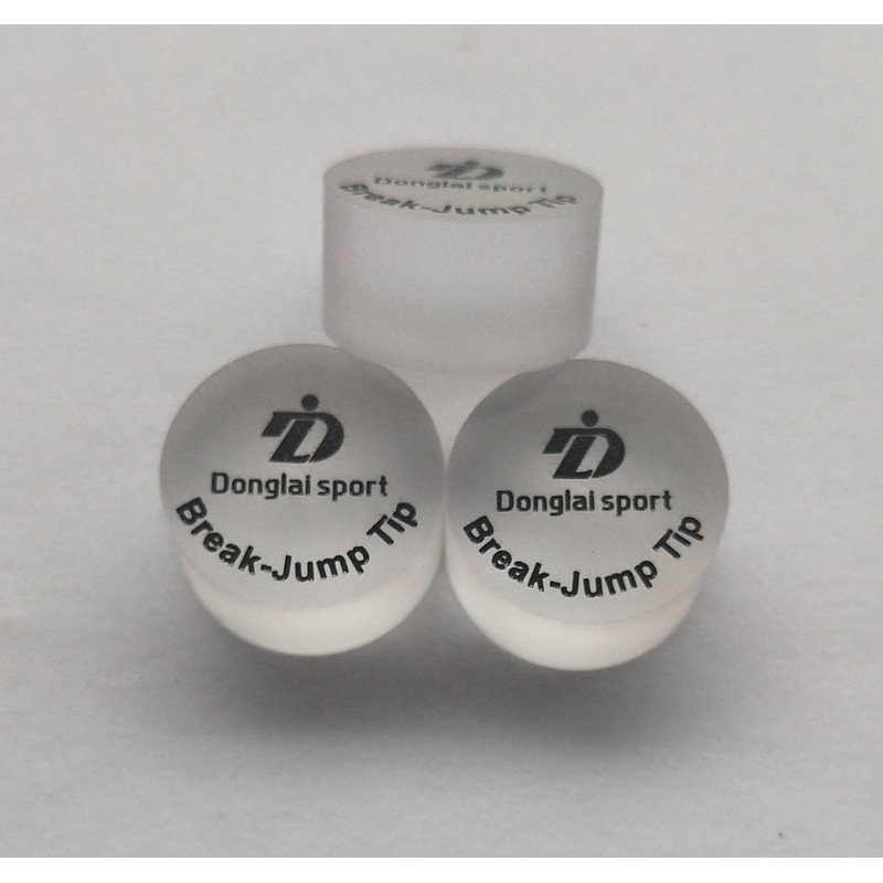 DDonglai 3pcs Packed14mm Billiard Break Cue Tip/Jump Cue Tip,Polymer Material