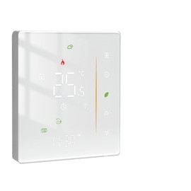 MOES WLAN Smart Thermostat, Hot Water Thermostat Underfloor Heating, Programmable Room Thermostat for 5A, Heating Thermostat Tuya/Smart Life App, Alexa/Google Home, Voice Control