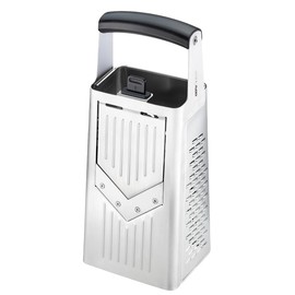 V-Cut Square Grater with Adjustable Slicer