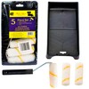 Bates Paint Tool Set - 4" Roller, Foam & Mini
