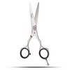 Professional Hairdressing Scissors 5.5" with Dial Spring Screw, Hook, Rubber