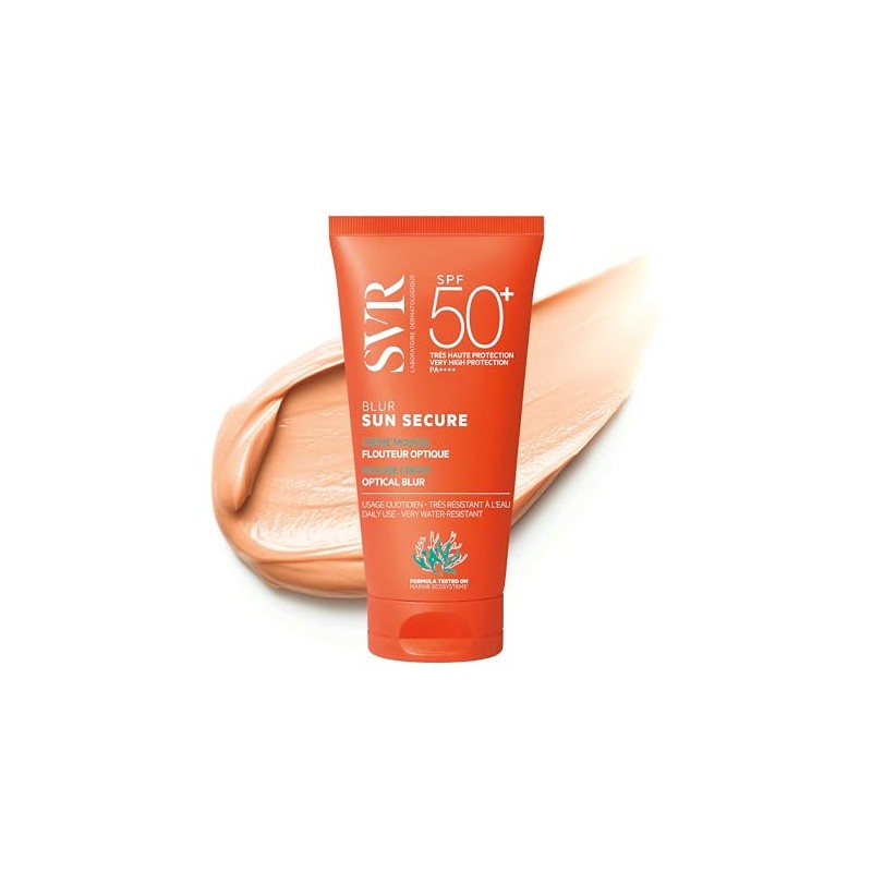 SVR Sun Secure Blur SPF50+ Protector Solar Facial con Acabado