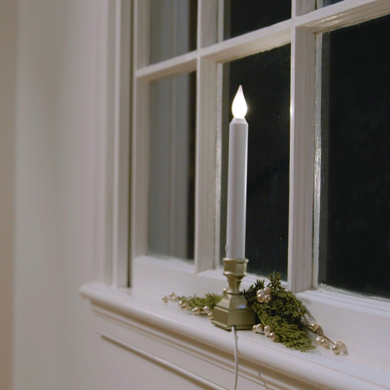 612 Vermont LED Electric Window Candles with Bright Hot Spot,