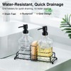 Shinowa Kitchen Soap Dispenser Set, Hand and Dish Soap Dispenser