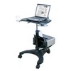 Aidata Ergonomic Sit-Stand Mobile Laptop Cart Work Station with Printer