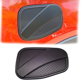 JHCHAN Fuel Cap Protector for Ford New Ranger 2023 T9 Wildtrak Accessories Limited Tremor XL XLT Wolftrak X Platinum Diesel Petrol Pickup Fuel Gas Cap Cover Trim Guard Matte Black