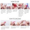 24Pcs Nude Press on Nails Short Square Ombre Fake Nails