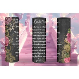 "The Lord Prayer" Prayer Candle - Scent: Fresh linen, Size: 20