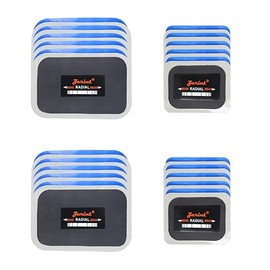 ZERINT Tire Patches 3 3/8" x 2 1/2"(20Pieces), 3 3/8" x 4 3/8"(20Pieces) American Style Radial Repair Patch and Heavy Duty Bias Ply Repair Patch Unit, Multi Size Tire Repair Patchs TP-M82