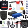 AUTODECO 35Pcs Car Wash Detailing Kit Cleaning Kits with Foam