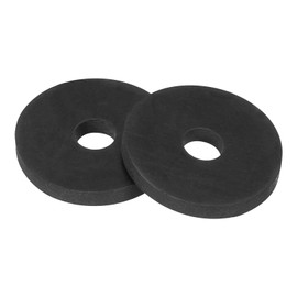 PATIKIL 30 Pcs Rubber Washers, 1 OD x 1/4 ID x 1/8 Inch Thickness Abrasion Resistant Rubber Flat Washer Rubber Grommet Bolts for Screws Household Plumbing Faucets