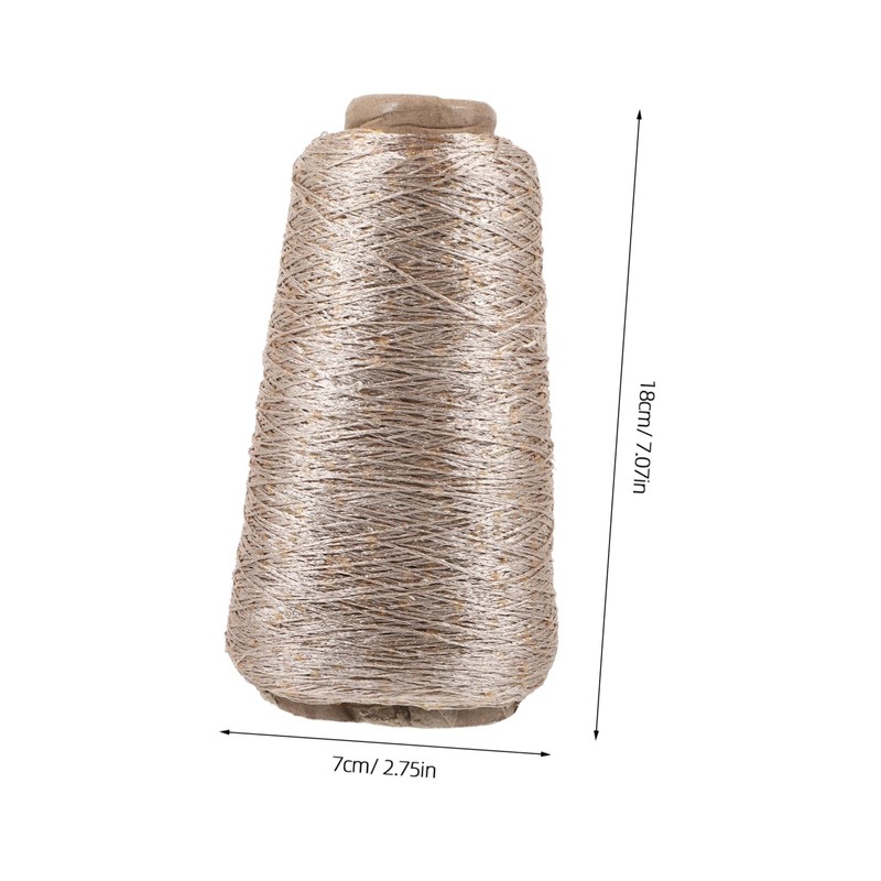SEWACC 100g Sparkly Glitter Cotton Yarn Thread Set Yarn Balls
