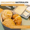 Westmark Round Bread Bag - Fabric Bread Basket for Bread,