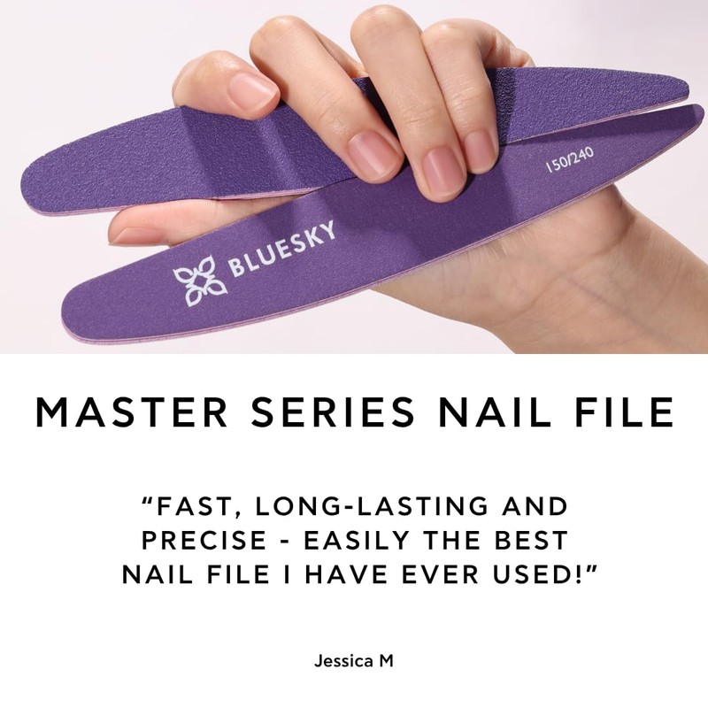 Bluesky Master Series Ceramic Nail File 150/240 Grit - Long