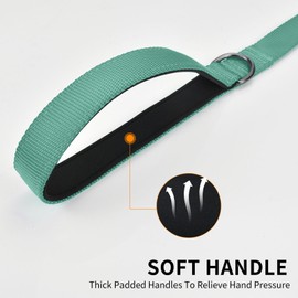 AUDWUD Soft Padded Handle Dog Leash,Relieve Hand Pressure;Portable,Strong,High Tensile Strength,Suitable for Small and Medium Sized Dog Walking Leash