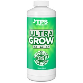 Ultra Grow by TPS Nutrients, One Part Veg Plant Fertilizer with All NPK Cal-Mag and Micros, 1 Quart (32 oz)