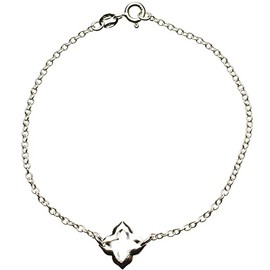 Necklaces by Joyful Creations Sterling Silver Clover Cable Chain Bracelet Anklet Nickel Free Italy 7.5"