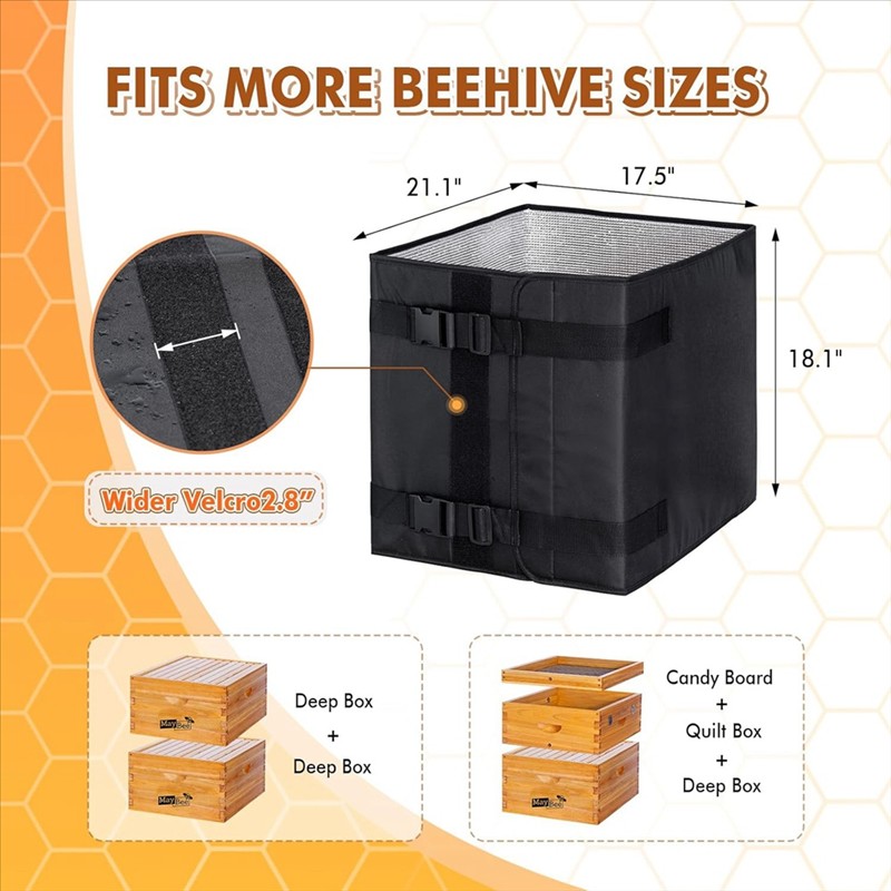 Beehive Insulation Wrap for Winter Protection – 75.2" × 23.5"