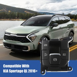 Electronic Parking Brake Assembly with Drive Mode Select, Hill Descent Control & Auto Hold Compatible with KIA SPORTAGE 2016-2022 Replacement 93600-D9000 Central Control Button Assembly