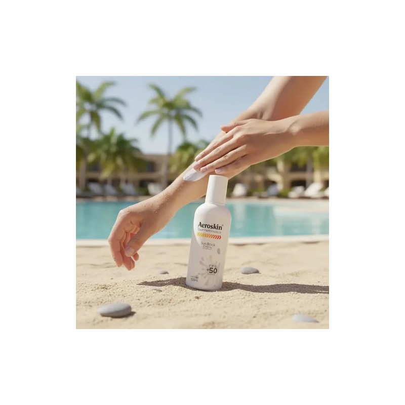 Aeroskin Protector Solar Fps 50 Invisible Óxido De Zinc