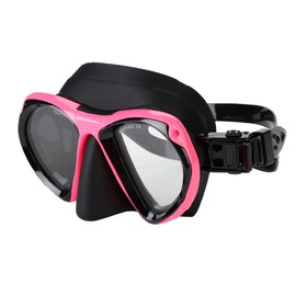 KEEP DIVING  Adult Snorkeling Diving Mask Glasses Goggles Underwater Equipment(Rose Red)