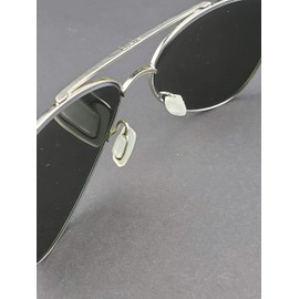 Ink Trendz® 2 Pair of Replacement Square Premium Grade Soft Silicone - Rectangle Shaped Slide/Push-in Nose Pads for Costa Maui