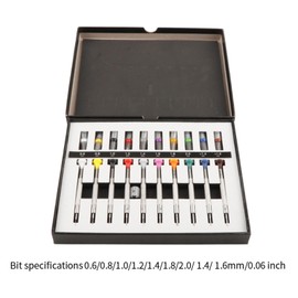 perfeclan 10 Pieces Watch Screwdriver Set, Precision Screwdriver with Removal Storage Box, Multipurpose Accessories for Watchmakers at Home