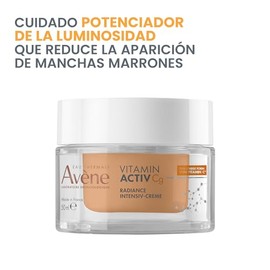 AVENE Vitamin Activ Cg Crema, Hidratación diaria para un Tono Uniforme y Luminoso, 50 ml