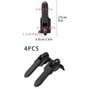 LNGJIN 2 Pairs of Hard Shell Suitcase Wheels, Suitcase Wheels
