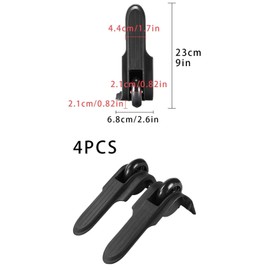 LNGJIN 2 Pairs of Hard Shell Suitcase Wheels, Suitcase Wheels Replacement Wheels, Swivel Wheels, Wheels Wheel for Trolley, Universal Replacement Wheels for Suitcases, for Exchanging Luggage Wheels
