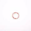Unbranded Orange Aluminum Push Start Stop Button Trim Ring For