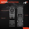 A-Premium Power Window Switch Compatible with Ford Mustang 2015-2023