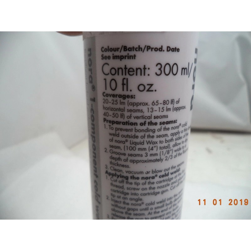 Nora® 10oz/300ml Nora 1-Component Cold Weld Stone Acoustic Flooring Adhesive