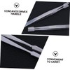 Ipetboom 3pcs Stainless Steel Stamp Tweezer Lightweight Nipper for Eyelashes