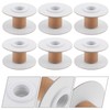 NUOBESTY 10pcs Empty Wire Spools Removable Paper Sewing Spools Thread