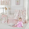 Brandream Cotton Muslin Crib Bedding Set for Girls Comforter Quilt