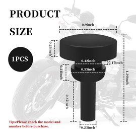 Kickstand Bumper Pad Replacement HD# 50245-07,Silicone Kick Stand Bumper Pad Compatible with Harley Road Glide Street Glide,Resilient Kickstand Pads Motorcycle Accessories