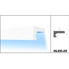HEXIMO LED Shadow Joint Profile Stucco Strips, Indirect Lighting XPS