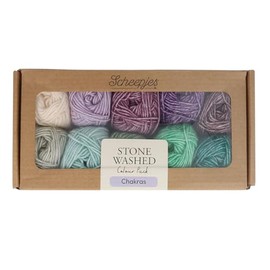 Scheepjes Stone Washed Colour Pack 10x25g - Chakras