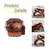 Yomotay Ethnic Bag Women's Vintage Colourful Handbag Boho Embroidery PU