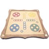 Ludo traditional wooden board game