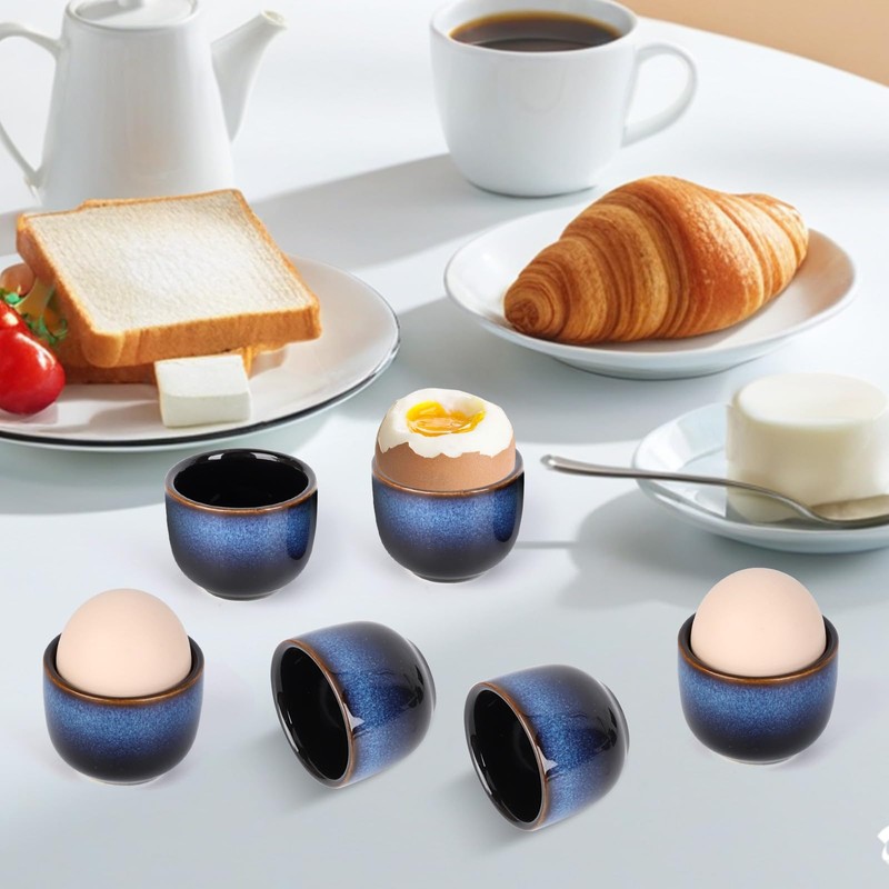 VHUTOU Pack of 6 Egg Cups, Egg Cups, Camping Egg