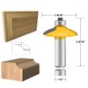 LEATBUY Door&Drawer Front Edging Router Bit Set 1/2-Inch Shank 4