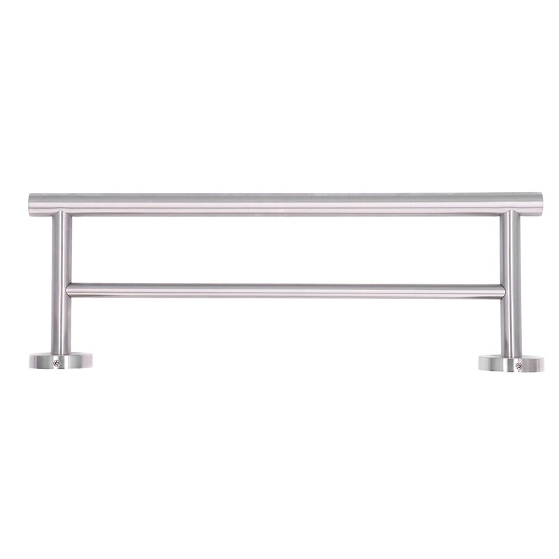 Double Bath Towel Bar Modern Style Stainless Steel Towel Holder