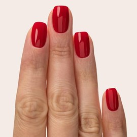 Esmalte de uñas transpirable de alta calidad de larga duración (Poppy Red) - Vegano y libre de toxinas