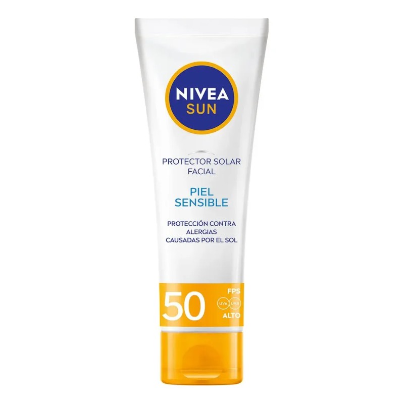 Protector Solar Facial Fps 50+ Nivea Sun Piel Sensible 50ml