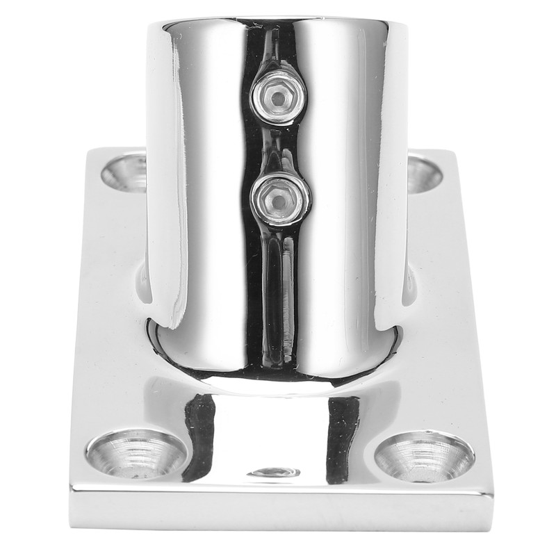 Boat Handrail Base Fitting Stainless Steel 60 Degree Rectangular Boat