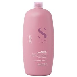 Alfaparf Milano Semi Di Lino Humedad Nutritivo sin sulfato Champú para cabello seco – Sin parabenos ni parafina – Seguro en el cabello tratado con color – Calidad profesional de salón, 33.8 onzas líquidas