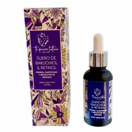 Serum Bakuchiol & Retinol | Firmeza y Elasticidad Visible | Reduce Arrugas | Skin Care | Serum Facial | Renovación Celular | Colágeno y Antiedad | Frasco 30 ml