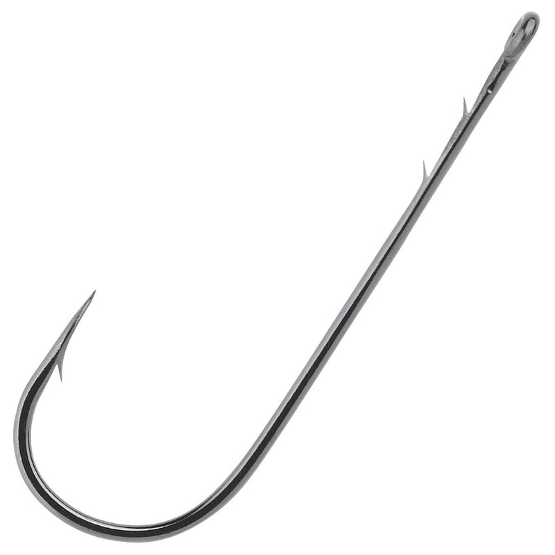 Owner Eye Worm Hooks - 6 Worm Hooks, Size: 2
